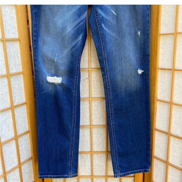 Express Distressed Stella Skinny Low Rise Jean SZ 6S - Picture 4 of 16